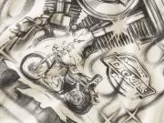 T-Shirt "Dickies x H-D Heavyweight V-Twin Engine"_2