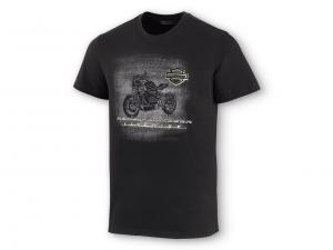T-Shirt "LIVEWIRE" GRAPHIC BLACK" 99077-20VM