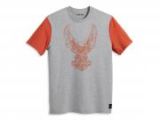 T-Shirt "Road Captain Colorblock Colorblocked Grey" 96053-23VM