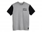 T-Shirt "Staple Colorblock - Heather Grey" 96046-23VM
