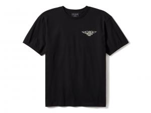 Willie G Sketch Art Ringer Tee Black 96271-25VX