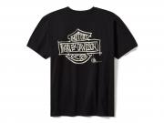 T-Shirt "Willie G Sketch Art Ringer Black"_1