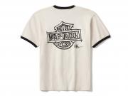 T-Shirt "Willie G Sketch Art Ringer Parchment"_1