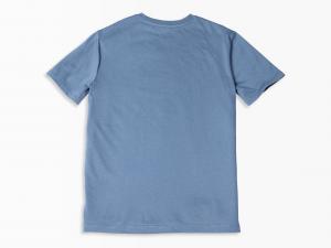 T-Shirt "Willie G Skull Graphic Dust Blue"_1