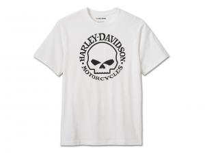 Men's Willie G Skull Tee White 99077-24VM