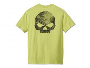 T-Shirt "Willie G Skull Wild Lime"_1