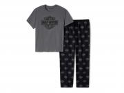 Pyjama-Set "Bar & Shield Pants" 96471-25VM