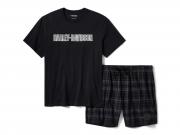Pyjama-Set "Plaid Shorts" 96469-25VM