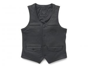 Men's Jackson Leather Vest 97018-22VM