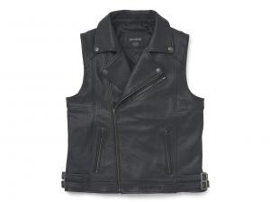 Men's Layton Leather Vest 97020-22VM