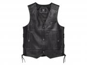 Men's Tradition II Midweight Leather Vest 98024-18VM