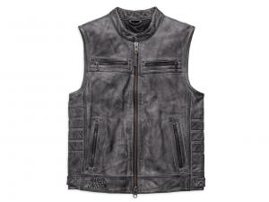 Lederweste "VEER DISTRESSED" 97181-17VM
