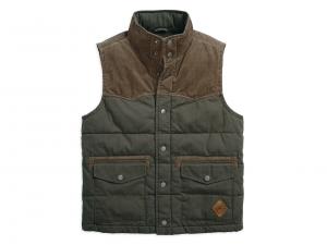 CANVAS & CORDUROY VEST 97447-18VM