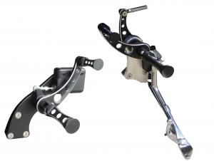 Fußrastenanlage Orbit TC ab 08 glanz schwarz std. 005320A