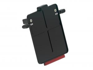 HPU Kennzeichenhalter 3in1 horizontal glanzschwarz - Touring ab 09 FLHR, FLHX und FLTR HPU-KHT-GBH31