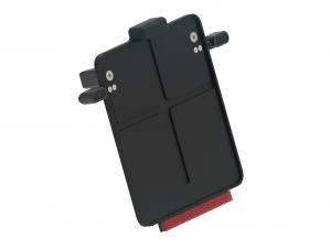 HPU Kennzeichenhalter 3in1 horizontal mattschwarz - Touring ab 09 FLHR, FLHX und FLTR HPU-KHT-MBH31