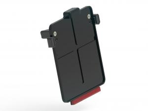 HPU Kennzeichenhalter 3in1 vertikal glanzschwarz - Touring ab 09 FLHR, FLHX und FLTR HPU-KHT-GBV31