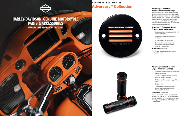 Tijdig Eed Perceptueel Harley-Davidson New Products Katalog 2023 / Catalogs / Service / Website /  - House-of-Flames Harley-Davidson