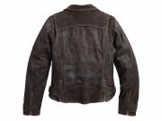 Lederjacke "HAUNT PLAID BIKER"_1