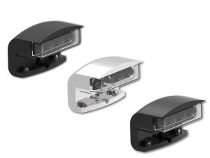 Gehäuse glanzschwarz für LED-Kennezeichenbeleuchtung HPU001899K-D1