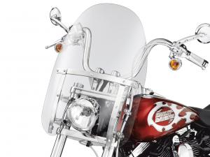 QUICK-RELEASE COMPACT WINDSHIELD - 18" Light Smoke - '06 DYNA<br /> 58347-06