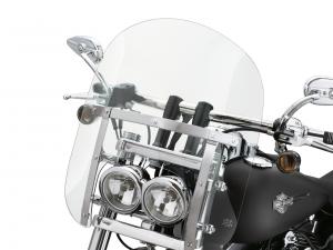 QUICK-RELEASE COMPACT WINDSHIELD - 19" Clear - Fits '08-later FXDF and FXDFSE 57338-08
