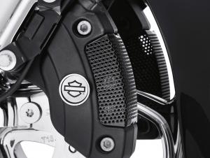 CALIPER SCREEN INSERT - GLOSS BLACK - Front<br />VRSC - Touring 41300154