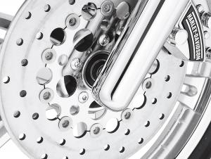 SCHRAUBEN-KIT FÜR BREMSSCHEIBE - CHROM - Rundkopf - Vorn ab '90 46646-05