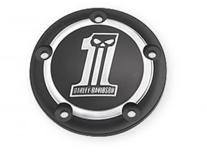 DARK CUSTOM® LOGO COLLECTION - Timer Cover - Fits '99-later Twin Cam-equipped models 32414-09