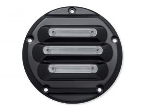DOMINION DERBY COVER - GLOSS BLACK WITH HIGHLIGHTED SLOTS 25700825