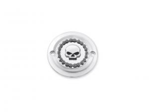 Skull & Chain Collection Timer Cover - Chrome 25600027