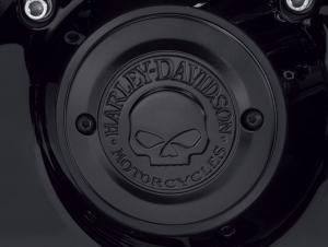 WILLIE G SKULL COLLECTION ENGINE TRIM - BLACK - TIMER COVER 25600089