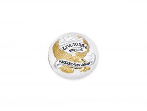 BREMSSATTEL-ZIERSCHEIBEN / Live to Ride, Gold - 1,375" Durchmesser 99661-92T