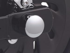 REAR AXLE NUT COVERS - Chrom - Billet 43132-08