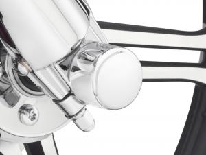 CHROME FRONT AXLE NUT COVERS - Die-Cast 44117-07A