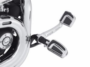 AIRFLOW FOOTPEGS - CHROME - Fits models with H-D® male mount-style footpeg supports 50500435