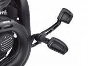 AIRFLOW FUSSRASTEN - SCHWARZGLÄNZEND - Für Modelle mit H-D® Steckfußrastenhaltern (außer Fahrerposition bei XL883L '07-'10, XL883N, XL1200N, XL...