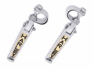 CUSTOM-FUSSRASTEN MIT "HARLEY"®-SCHRIFTZUG* 49102-86T