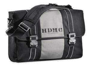 HDMC" MESSENGER BAG - Black/Silver. 93300099