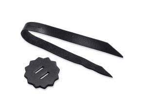 ROSETTE UND SCHNÜRBAND AUS LEDER FÜR "HARLEY-DAVIDSON/U.S.A." CUSTOM-CONCHO 91722-04