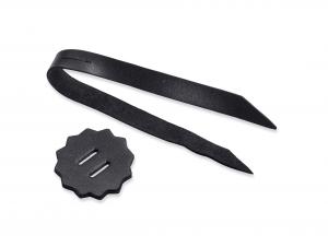 LEATHER ROSETTE AND LACING STRAP FOR<br />HARLEY-DAVIDSON/U.S.A. CUSTOM CONCHO 91722-04