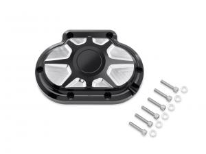 BURST COLLECTION ENGINE COVERS - Transmission Side Cover - Fits '08-'09 FXDF, '10-later Dyna and '07-<br />later Softail 34800012