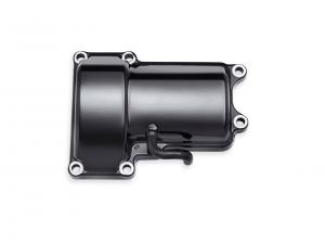 TWIN CAM ENGINE COVERS - GLOSS BLACK - Transmission Top Cover - Fits '06-later Dyna and '07-later Softail and '07-'16 Touring<br />and Trike models...