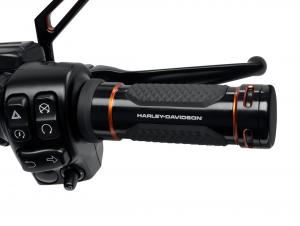 ADVERSARY LENKERGRIFFE - SCHWARZ MIT ORANGEFARBENEN HIGHLIGHTS 56100544