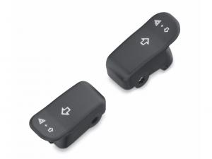 TURN SIGNAL EXTENSION CAPS - Black -<br />Fits '02-later VRSC", '96-'13 XL, '08-'12 XR, '96-'11 Dyna,<br />'96-'10 Softail and '96-'13 Touring and T...
