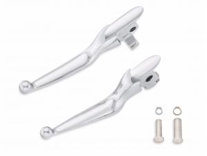 CHROME HAND CONTROL LEVER KIT - Fits '14-'16 Trike models 36700091