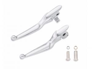 CHROME HAND CONTROL LEVER KIT - <br />Fits '14-'16 Touring models equipped with hydraulic clutch 36700065