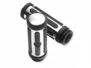 CHROME & RUBBER LENKERGRIFFE - Groß 56263-96A