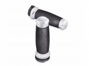 GET-A-GRIP LENKERGRIFFE - Chrom, Standard 1,5" Durchmesser Für VRSC", XL, XR, Dyna® ab '96 Softail® '96 '15 und Touring Modelle '96 '07 56100007