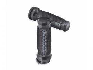 GET-A-GRIP HAND GRIPS - Black, Standard 1.5" Diameter<br />Fits '96-later VRSC", XL, XR, Dyna® '96-'15 Softail® and '96-'07 Touring <br /> 56100008